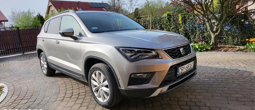 samochody osobowe Seat Ateca cena 63900 przebieg: 191501, rok produkcji 2016 z Dukla